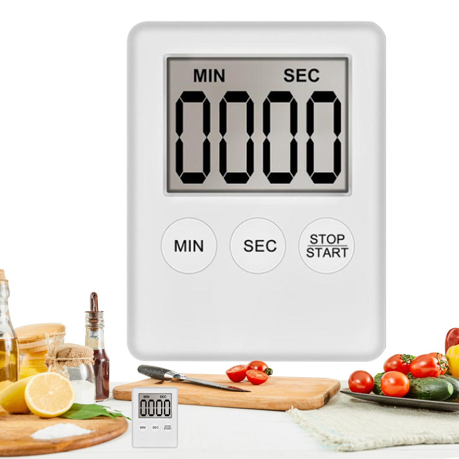 Baking Kitchen Set Up - Temporizador de cocina magnético, pantalla LED