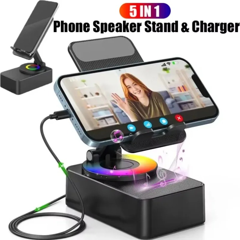 Kitchen Bank - Altavoz Bluetooth inalámbrico 5 en 1,