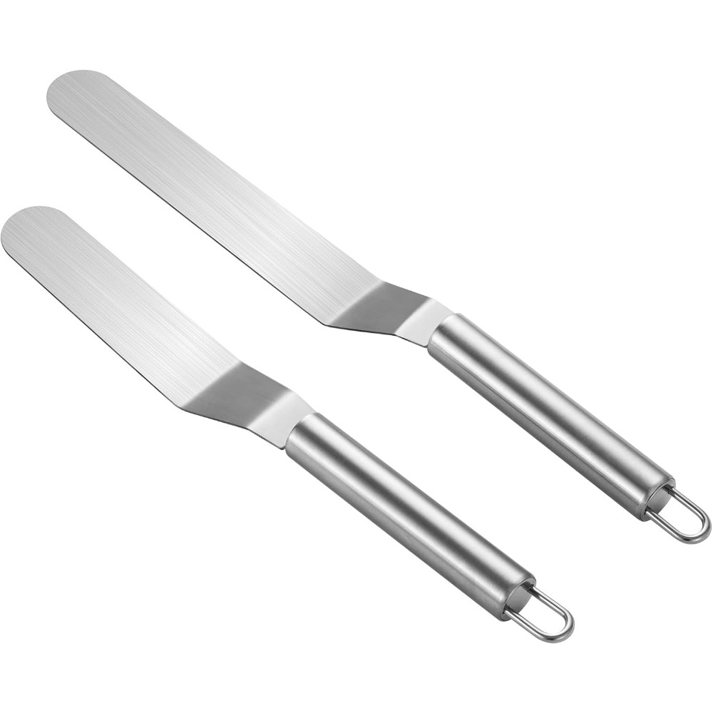Offset Spatula Set - Juego de 2 Espátulas Inclinadas de