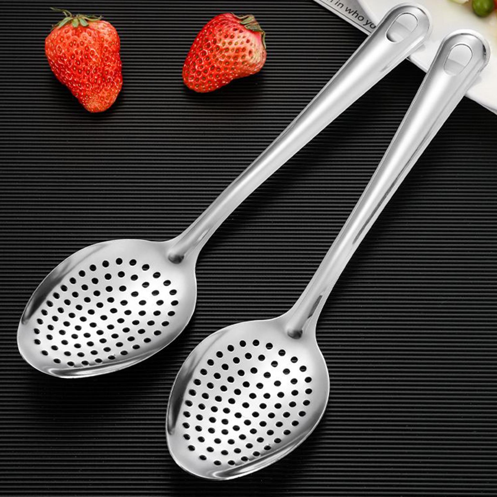 Offset Spatula Set - Nueva cuchara ranurada de Metal, cucharas