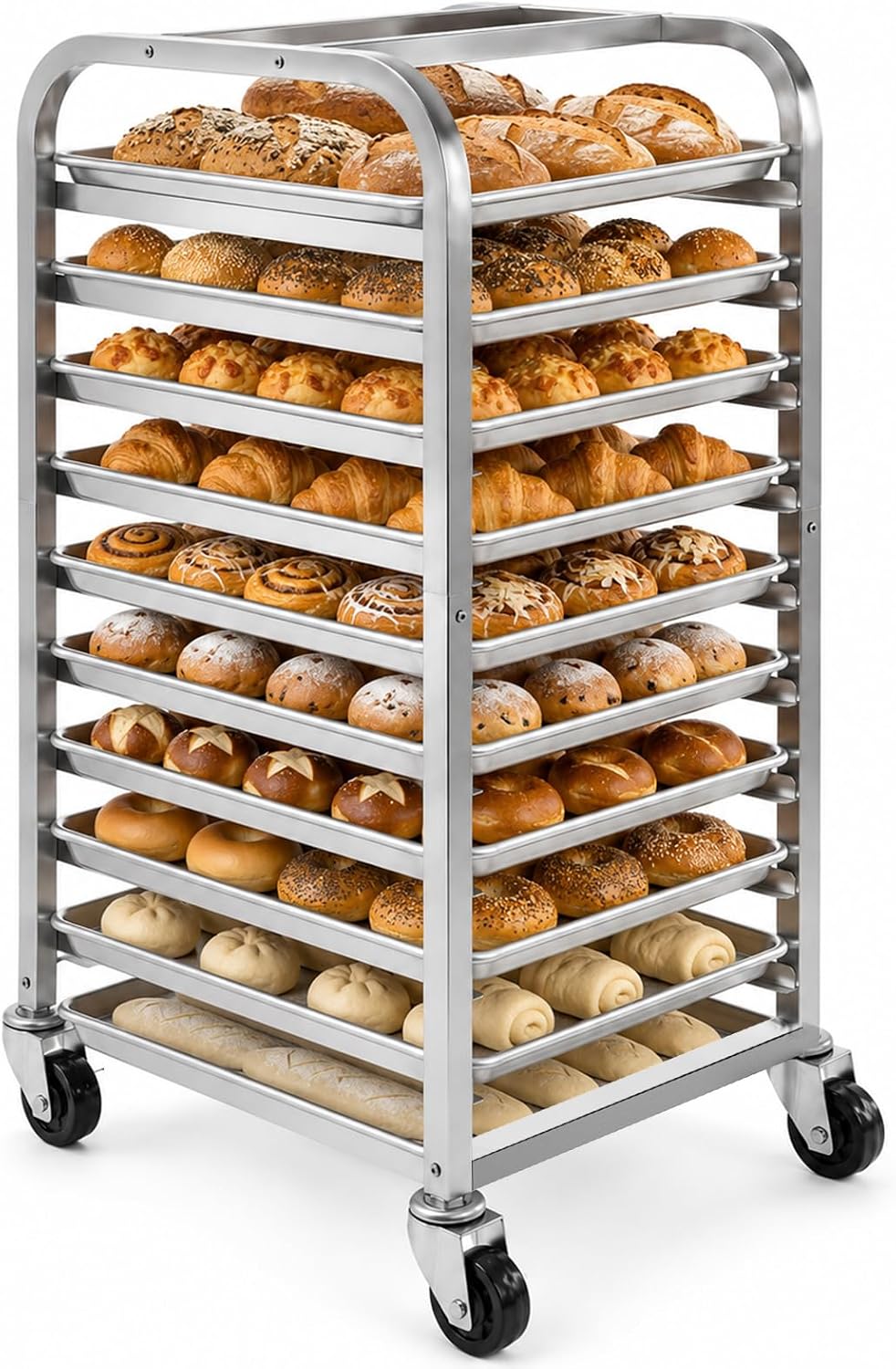 Kitchen Baking Cart - Carrito de enfriamiento móvil de 10