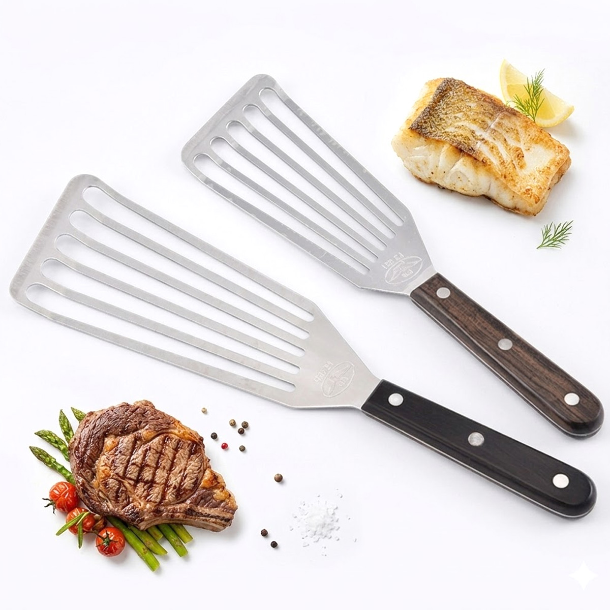 Espátula para Pescado, Espátul - Offset Spatula Set reseña y precio