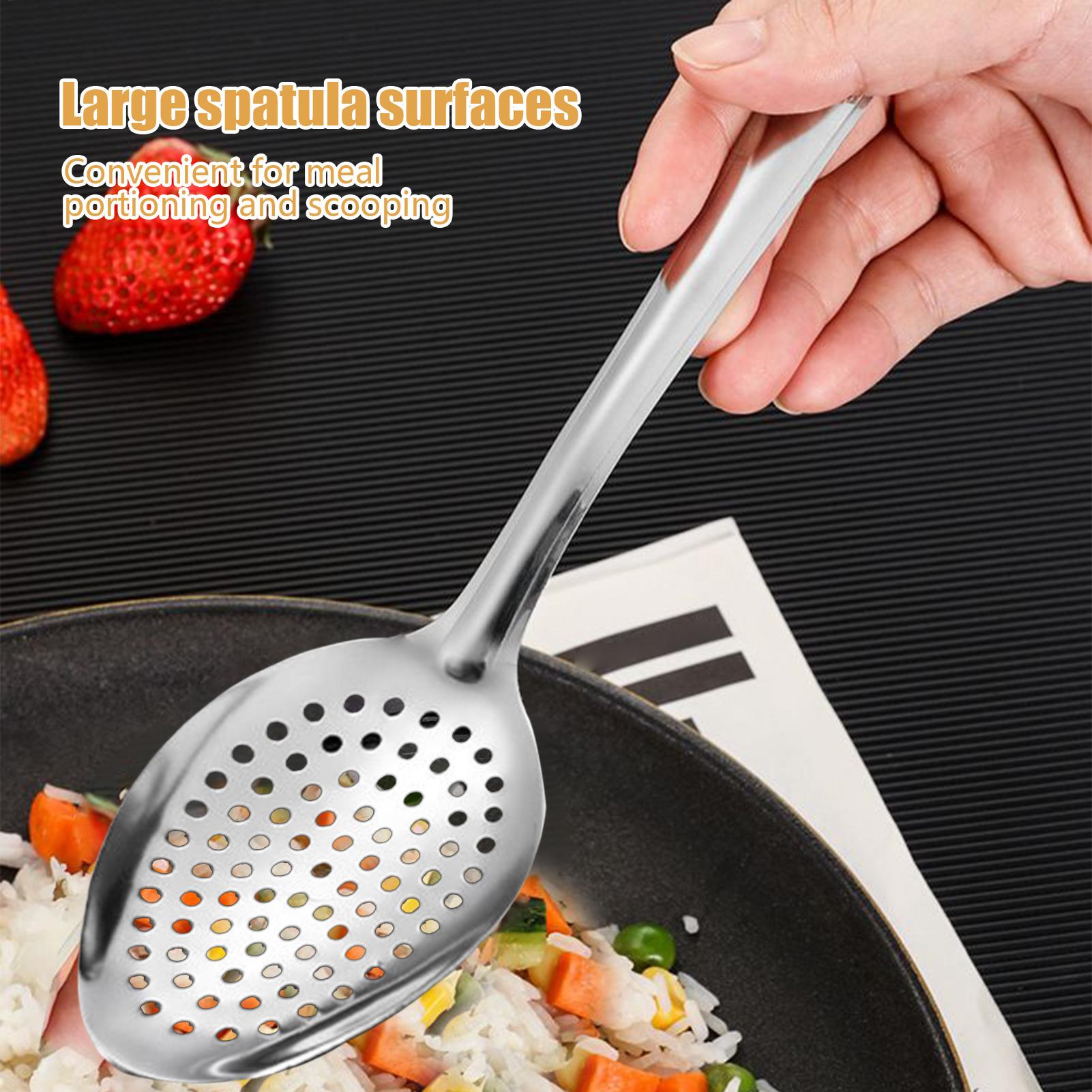 Nueva cuchara ranurada de Meta - Offset Spatula Set reseña y precio