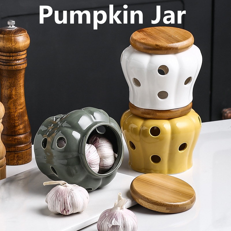 Tarro de calabaza con tapa, ta - Kitchen Bank reseña y precio