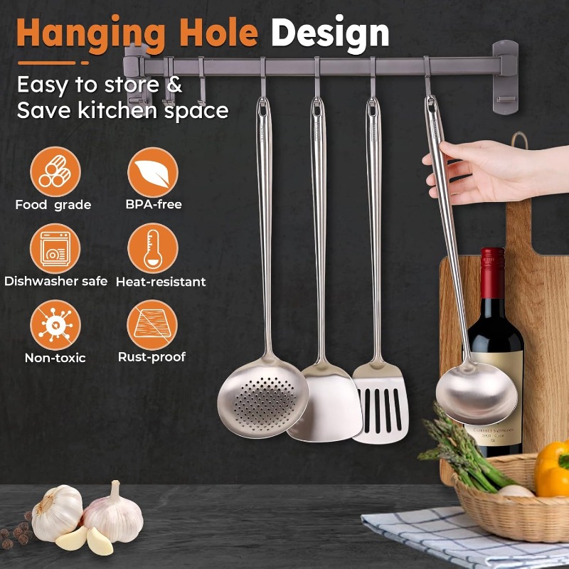 Espátula y Cuchara para Wok, C - Offset Spatula Set reseña y precio