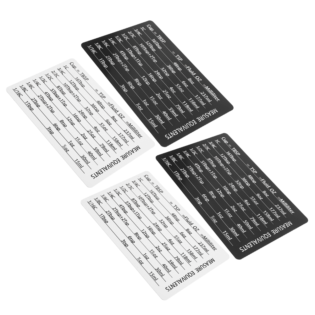 4 Uds taza medidora cuchara ac - Kitchen Baking Conversion Chart reseña y precio